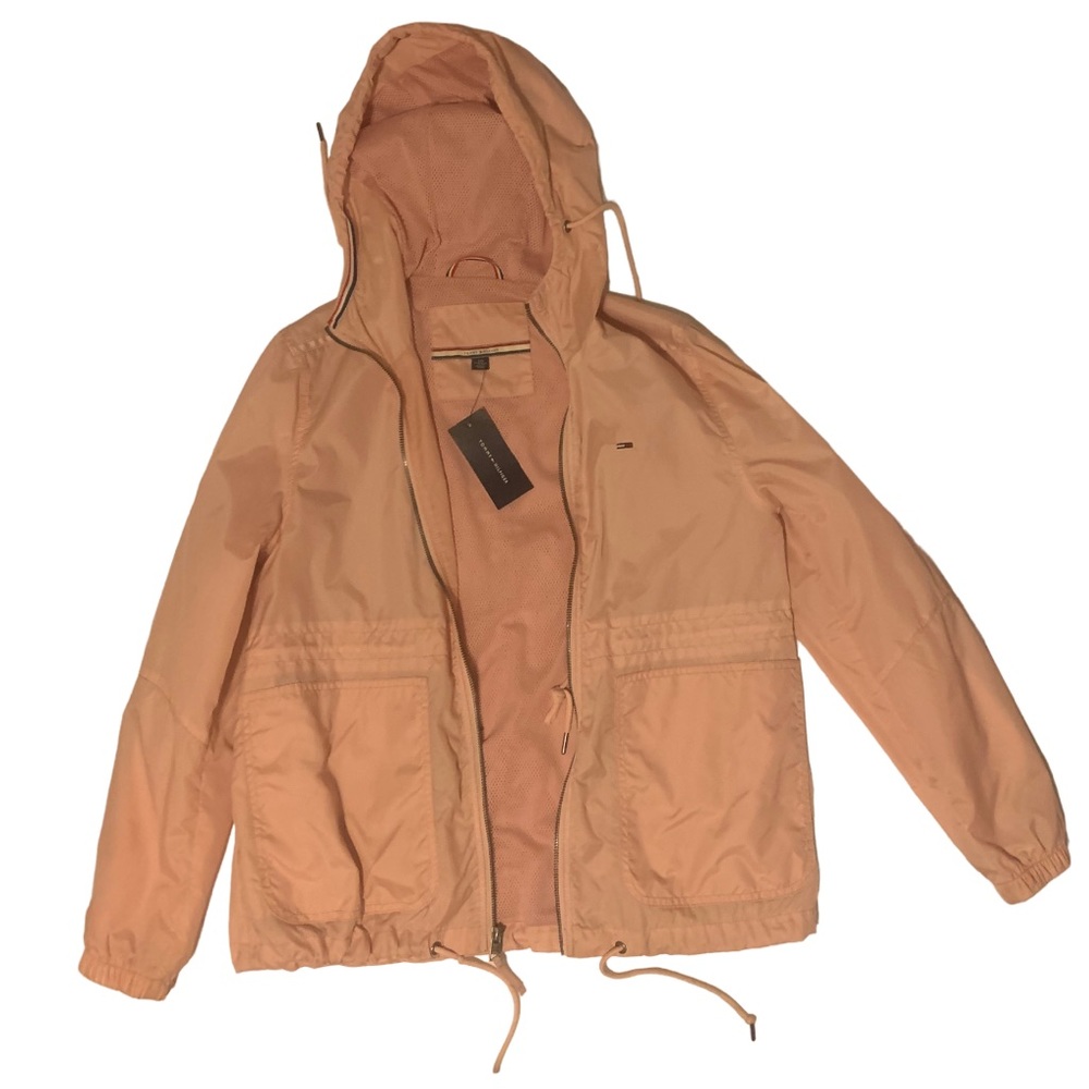 Tommy Hilfiger light pink windbreaker